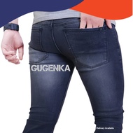 Men's long gray jeans//skinny slimfit long jeans//denim//pencil jeans/long jeans/Silver