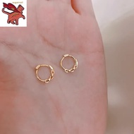 earrings gold 916 circle earrings womens simple niche design temperament fashion jewelry