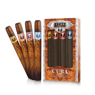 Cuba Variety By Cuba For Men. Set-4 Piece Variety spray With Cuba Gold, Blue, Red & Orange & All Are