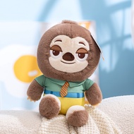 In stock Zootopia Judy And Nick Soft Plush Dolls Fox Rabbit Plush Toys Gift for Girls Sloth Lightnin