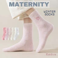 Quality Maternity Socks Winter Plush Socks Furry Warm Socks Stocking Pantang Sleeping Socks
