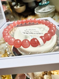 精品阿根廷橘粉冰種紅紋石7mm17.76g主招正桃花感情運提升魅力