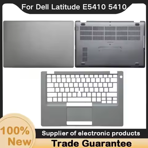New For Dell Latitude E5410 5410 5411 LCD Back Cover/Upper Case Palmrest A19991 A19994 / Bottom Case
