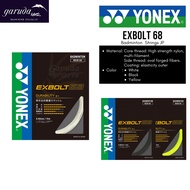 YONEX EXBOLT 68 JP CODE BADMINTON STRINGS / YONEX EXBOLT68 JP STRINGS