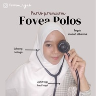 Hijab Fovea plain/ Hijab stethoscope hijab ear hole premium paris/