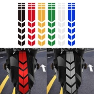 Fender Sticker,Exterior Fender Decor Safety Warning Arrow Decal Motorcycle Accessories Sticker Reflective Sticker