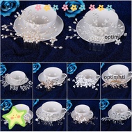OPTIMISTI Bridesmaid Hairpins Handmade Hair Accessories Crystal Peals Hair Ornaments