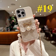 Dây ngọc trai dây đeo cho Samsung Galaxy S25 Ultra S20 S21 S23 24 FE S22 Plus Note 20 A02 A12 A11 A3