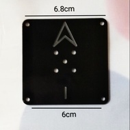 RC Square Carbon Fiber Plate 68mm