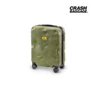 CRASH BAGGAGE กระเป๋าเดินทาง รุ่น STRIPE สีเขียวโอลีฟ ขนาด 21.6"