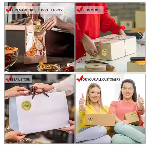 Practical-500 Pcs Gold Laser Stickers Label Printer Stickers Portable Printer Thermal Label Waterpro