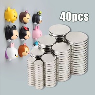 40pcs Round Neodymium Magnets N35 High Pull Strength Size 12/8/6 3x2mm