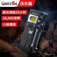 Warsun X609pro Flashlight with strong light, long range, and long battery life, direct from manufact