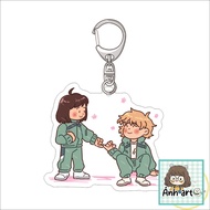 Keychain, Manga Skip And Loafer Standee Model