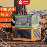 OUTLET OUTLET | LAZYDO folding box for multi-purpose storage, picnics, behind the car - Capacity 85L