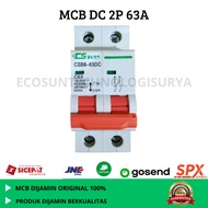 MCB DC 2P 63A | Mini Circuit Breaker 2P 63A | FOR SOLAR PANEL