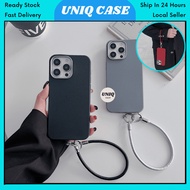 VIVO V20 V21e V23e V25 V25e V27 V29 V30 V30e V40 Pro V50 Lite 4G 5G leather strap phone case casing 