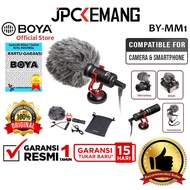 Boya BY-MM1 Mini Microphone for Camera Smartphone BYMM1 Mic JPC KEMANG ORIGINAL