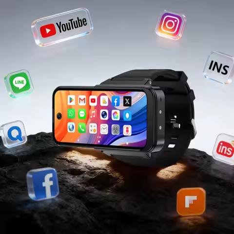 Q333 Mini Smart Watch 8GB RAM 128GB ROM Android 12.0 Face Unlock 2000mAh 4G LTE Type-C OTG 3.97‘’ Sc