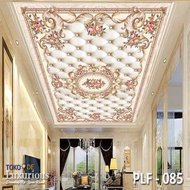 Custom Wallpaper Sticker 3D Ceiling Sticker Luxury Roof Flower Wallpaper Ceiling Decoration