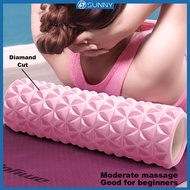 SunnyFit EVA Foam Roller Yoga Roller 3D Diamond Cut Deep Tissue Massage Multiple Color Massage Rolle