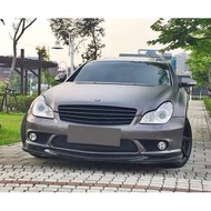 2005年 BENZ CLS350 (全車貼膜消光灰 原色是黑色的~不喜歡撕膜即可)