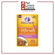 WELLNESS Healthy Indulgence Morsels - Salmon & Tuna For Cats 3oz