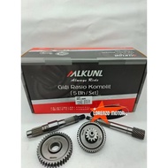 MESIN COMPLETE ENGINE GEAR MIO J (1 SET 4 PCS) MLKUNI