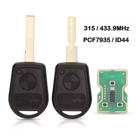 jingyuqin Remote Key 315/433Mhz ID44-7935 Chip For BMW Z3 E31 E32 E34 E36 E38 E39 E46 Z3i 3 Button H