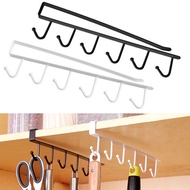 Kitchen Cupboard Storage Rack Cupboard Shelf Hanging Hook Organizer Closet Clothes Glass Mug Shelf H