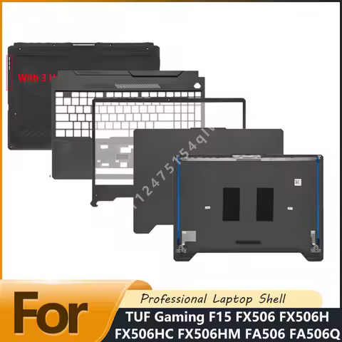 New Laptop Screen Back Cover Bezel Palmrest Bottom For TUF Gaming F15 FX506 FX506H FX506HC FX506HM F