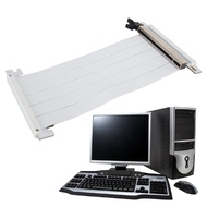 Fun~ PCIE 4.0 X16 Riser Cable High Speed Flexible Double Sided 180 Degree GPU Extension Cable For RT