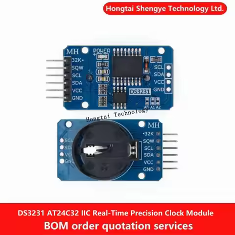 DS3231 AT24C32 IIC Module Precision Clock Module DS3231SN /DS3231M Memory Real Time 3.3V/5V Memory M
