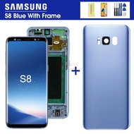 100% ORIGINAL S8 LCD with frame For Samsung Galaxy S8 plus G955fd G955F G955 Lcd Display S8 G950 G95