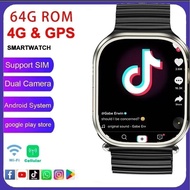 【4G SIM Card】Smart Watch  GS29 Ultra Man Woman Kid GPS Face ID Video Call Smartwatch Google APP Down