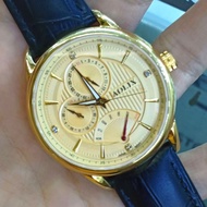 Đồng hồ Nam dây da Aolix AL7079G kính Sapphire  chống nước 3ATM