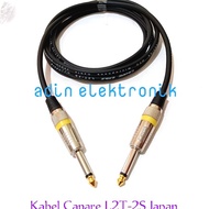 kabel gitar/mic canare l2s-2s jack akai 6.5mm male to male 05 meter - 3 meter