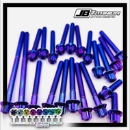 GR5 TITANIUM | SNIPER 150/155 CRANKCASE BOLT SET (21PCS)