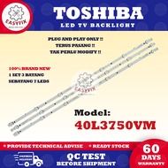 40L3750VM TOSHIBA 40 INCH LED TV BACKLIGHT ( LAMPU TV ) 40L3750