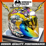Helmet RAM4 X Nicky Hayden / Oriental Yellow / Haga GP / Pedrosa / Visor SAZR (Premium 1 to 1)