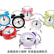 Metal Alarm Clock 5cm Cute Creative Student Children Small Alarm Clock Interchangeable Clock Face Pl