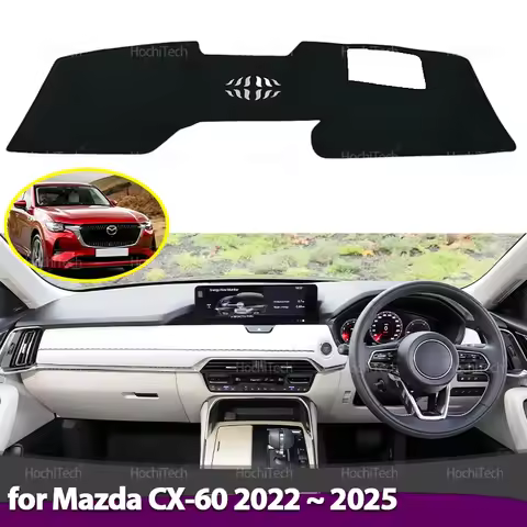 Car Dashboard Cover Avoid Light Pad Instrument Platform Cover Mat Carpet Accessorie For Mazda CX-60