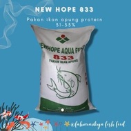(PAKET 2 Kg, 5 Kg dan 10 Kg) Pakan Ikan Lele Newhope 833-1, -2, -3 | Pakan ikan31-33%