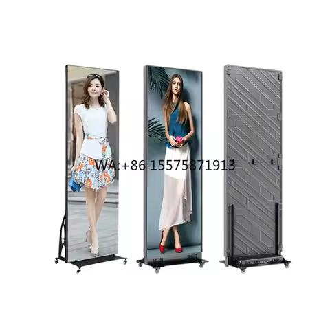 P 2.5 Screen Led Display Stand up Foldable Led Screen Banner Sigange Displays Led Poster Display for