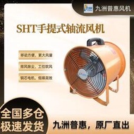 九洲普惠SHT手提式軸流式風機移動排氣扇廚房強力送風抽風機工業