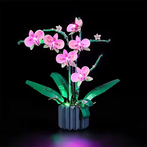 LED Light For Lego Orchid 10311 Building Bricks (Not Include Block Model)