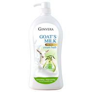 Ginvera Goat's Milk Premium Cream Bath 900G - Olive Oil - By Wipro