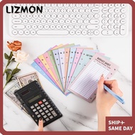 LIZMON 48PCS Cost Saving Card, 52 Weeks Save Challenge 30 Days Save Cash Envelopes, Practical A6 100