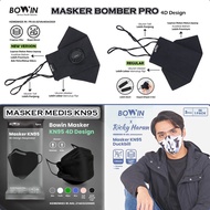 KOMPLIT BOWIN Special Edition Masker 4D KN95 / Masker Kain Bomber 4D