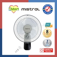 Mistral 12 inch Wall Fan with Remote Control [MWF3035R] *8 Yr Motor Warranty*